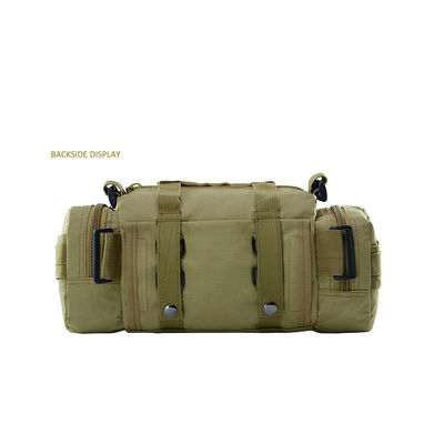 露天キャンプ バックパック ベルト バッグ 0.45 kg  Zipper Hasp 閉塞 携帯 モール バッグ 徒歩