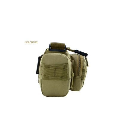 露天キャンプ バックパック ベルト バッグ 0.45 kg  Zipper Hasp 閉塞 携帯 モール バッグ 徒歩