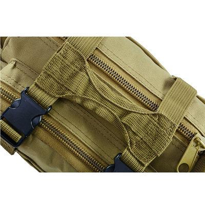 露天キャンプ バックパック ベルト バッグ 0.45 kg  Zipper Hasp 閉塞 携帯 モール バッグ 徒歩