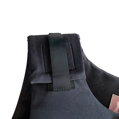騎手用黒色セーフティウェスト 軽量 快適な騎手用ウェスト 1.2 KG