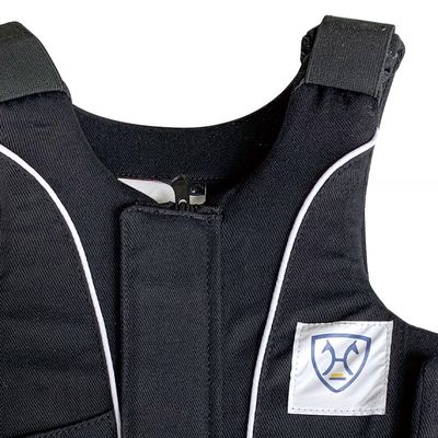 騎乗用ベスト 黒 S-XL 馬乗用用 身体保護用 毛布付き ジャケット 屋外服
