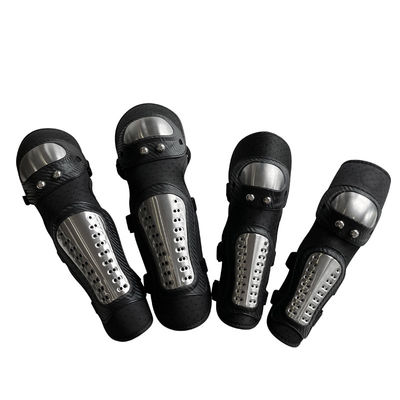4Pcs/セット モーターサイクルの騎乗 膝の肘掛け スタインレス鋼の保護具