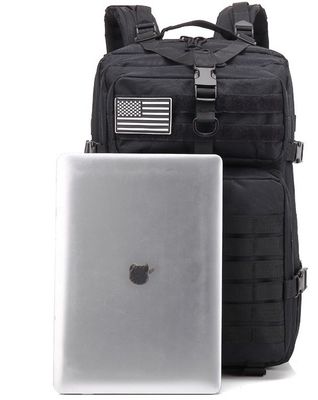 45L リュックパック 大容量 MOLLE システムとアウトドアアドベンチャーパッケージのためのソフトハンドル