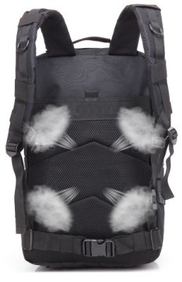 45L リュックパック 大容量 MOLLE システムとアウトドアアドベンチャーパッケージのためのソフトハンドル