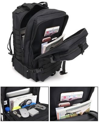 45L リュックパック 大容量 MOLLE システムとアウトドアアドベンチャーパッケージのためのソフトハンドル