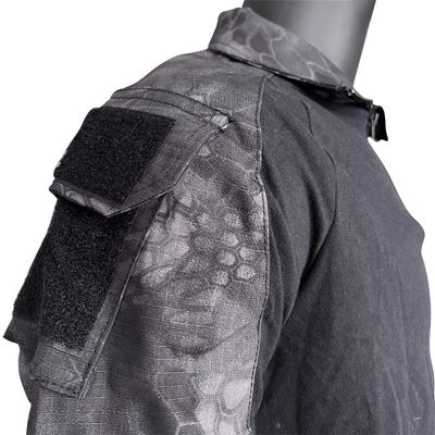 ポリエステル/綿 男性用 長袖 ニットシャツ 制服 カエルスーツ カスタマイズされた色