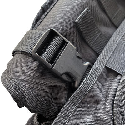 ポリエステル製のモールシステム付きの安全調整可能なブラックベスト保護ジャケット