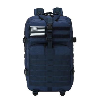 45L 容量 シーパー・ハスプ・ロックと防水設計の屋外ハイキングバック