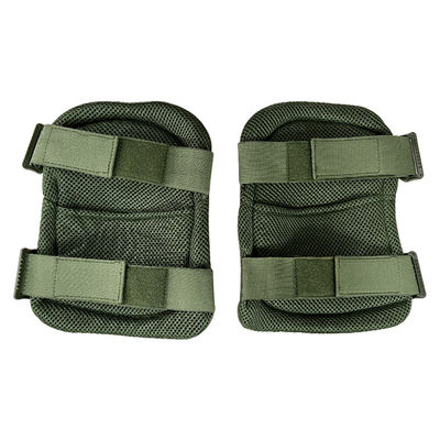 普通の8穴緑色の膝の肘掛けセット 落ちるための保護具 100%ポリエステル