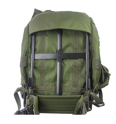 50L 容量 グリーン オックスフォード 布 旅行 バックパック 金属枠と 600*900D