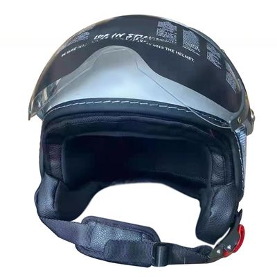 LED付き/無用で運転するためのABSホワイトバイクヘルメット
