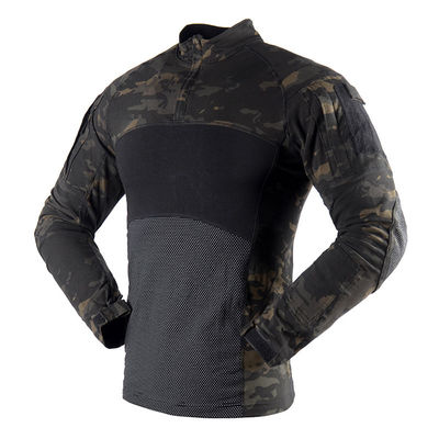 ユニセックス ポリエステル/綿 ホット アウトドア スポーツ フロッグ 訓練服用 制服Tシャツ