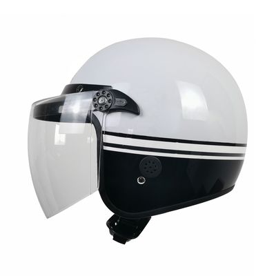 ABSシェル素材 半開かれた顔 ヘルメット CE DOT ECE