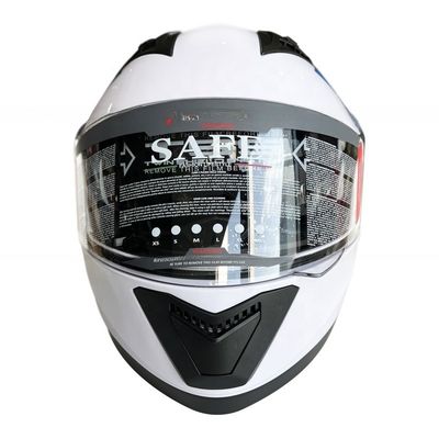 ABS フルフェイスシールド モーターサイクルの騎乗ヘルメット パターンなしのユニバーサルシーズン