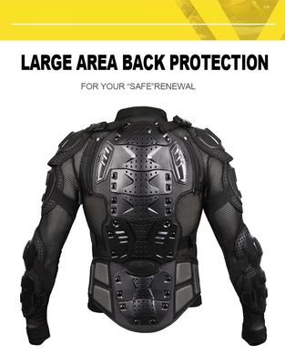 エルゴノミックなデザインと抗衝突型ブラック・バイク・ボディ・ギアにより,ライダーの保護が強化