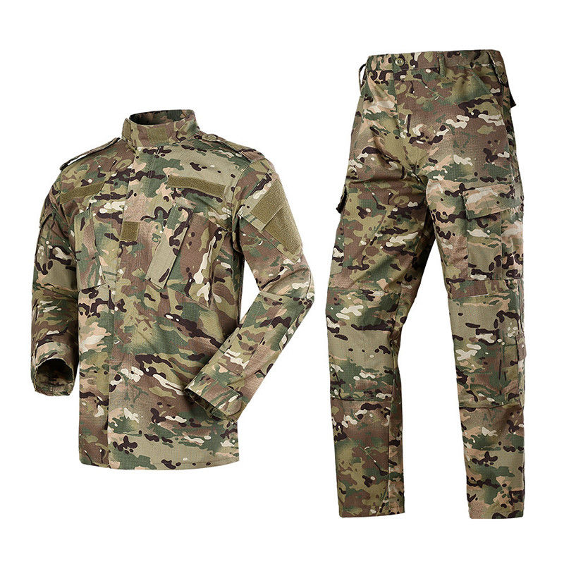 男性のアウトドア 長袖トレーニングスーツ CPスーツ 制服スーツ ACU 織物の重さ 1.1 KG/セット