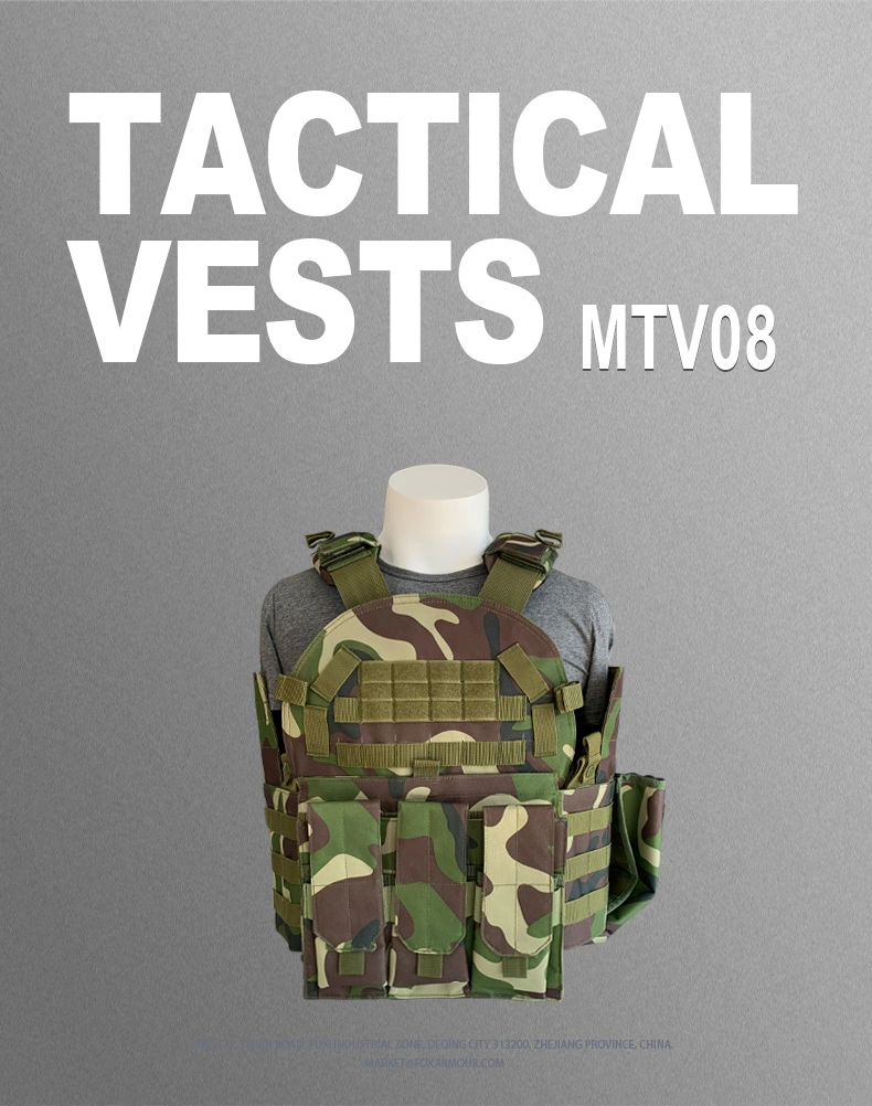 MTV08 カモフラージュ 呼吸可能な戦術ベスト モールシステム 0